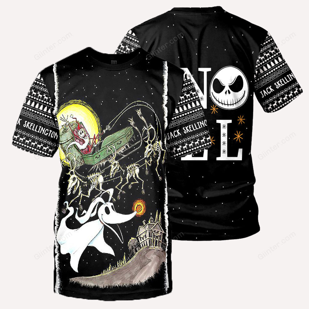 Jack Skellington 3D All Over Printed Shirts For Men And Women 381