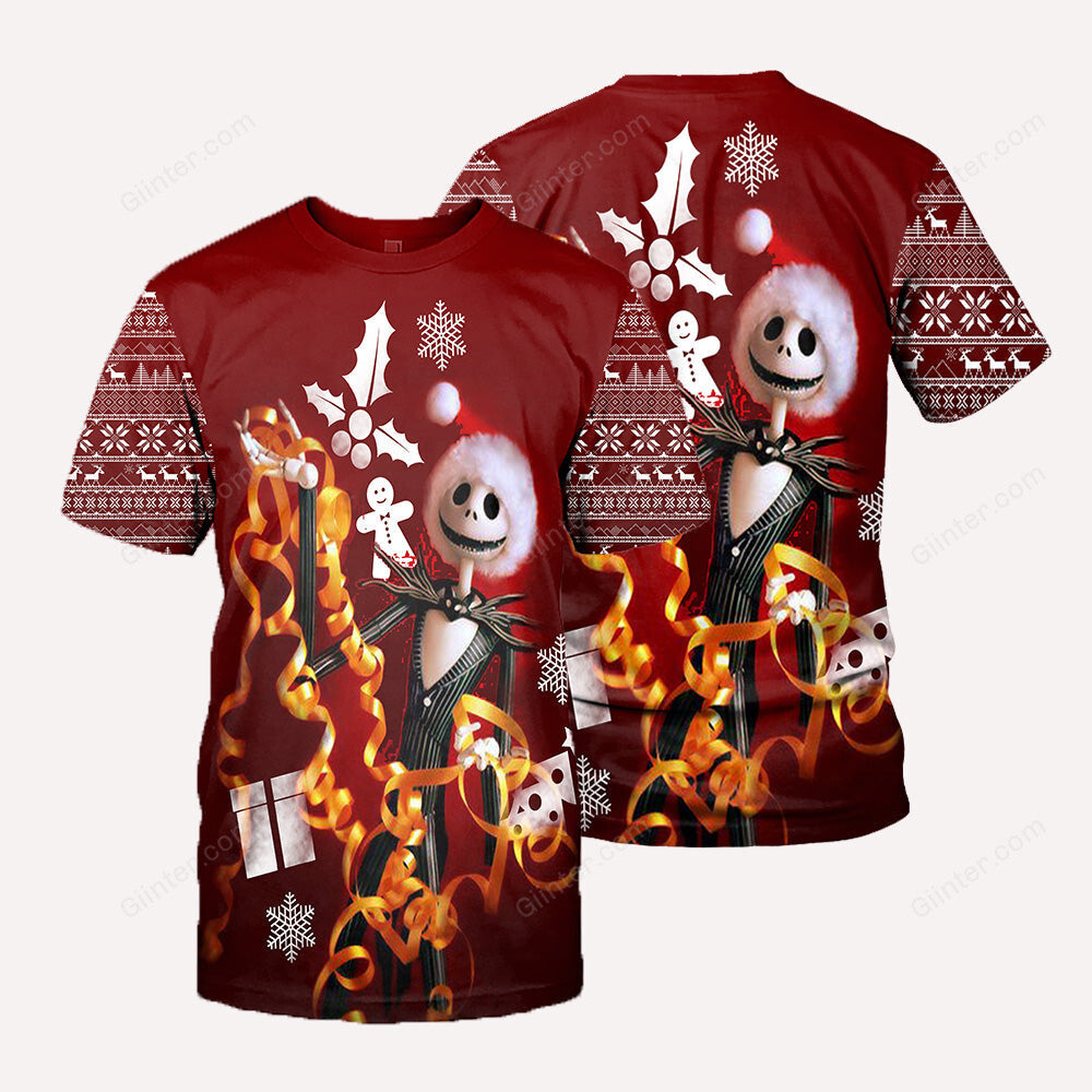 Jack Skellington 3D All Over Printed Shirts For Men And Women 382