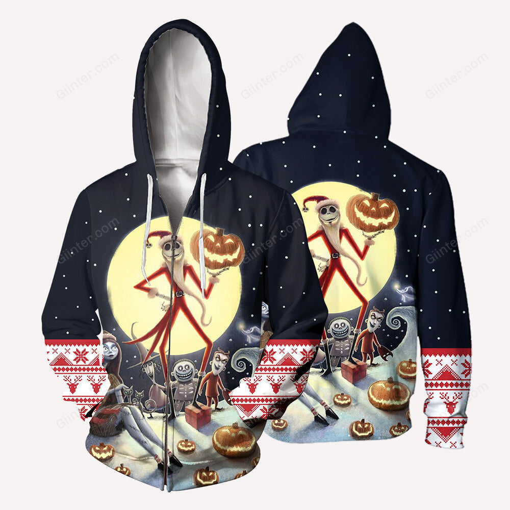 Jack Skellington 3D All Over Printed Shirts For Men And Women 383
