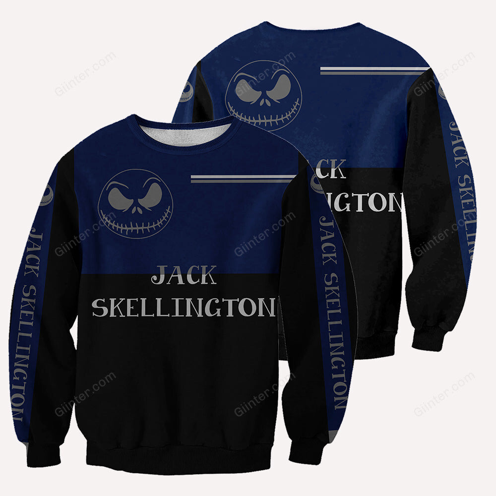 Jack Skellington 3D All Over Printed Shirts For Men And Women 385