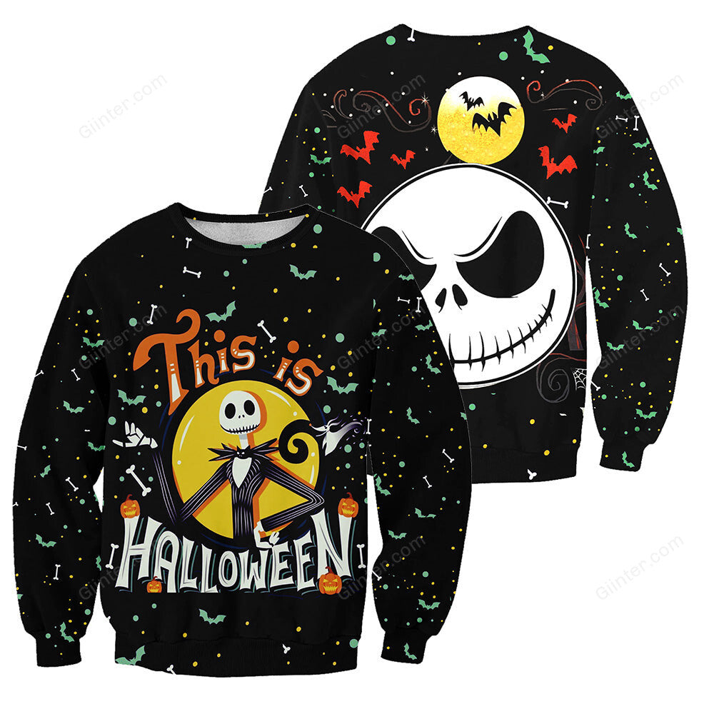 Jack Skellington 3D All Over Printed Shirts For Men And Women 393
