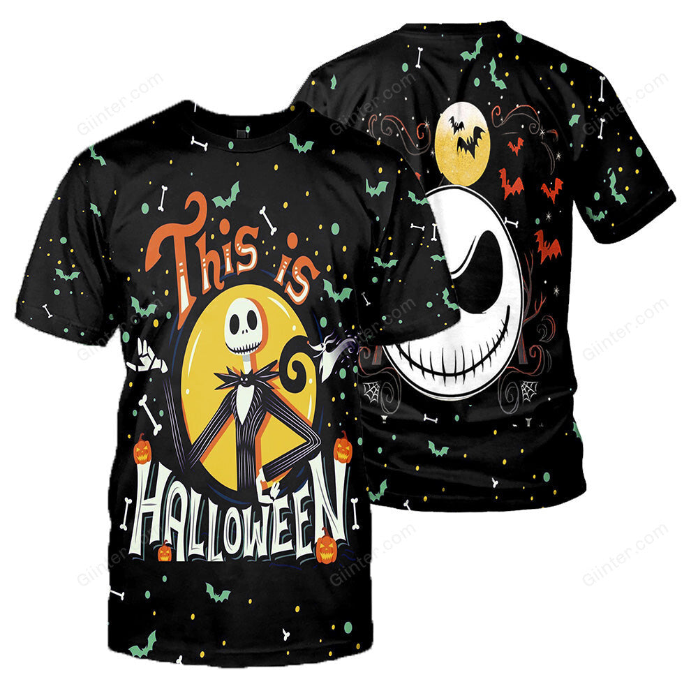 Jack Skellington 3D All Over Printed Shirts For Men And Women 393