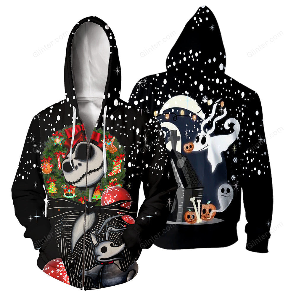 Jack Skellington 3D All Over Printed Shirts For Men And Women 394