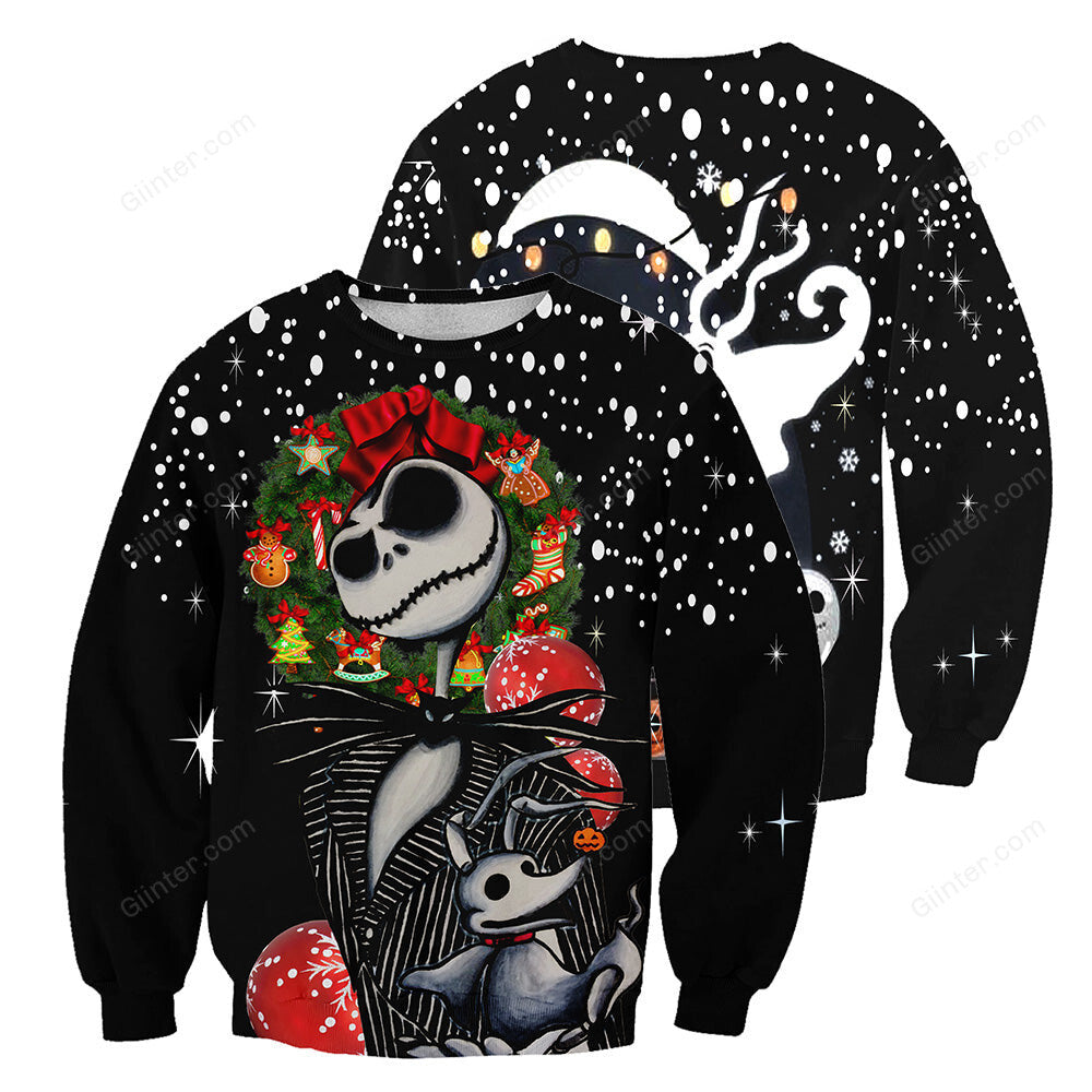 Jack Skellington 3D All Over Printed Shirts For Men And Women 394
