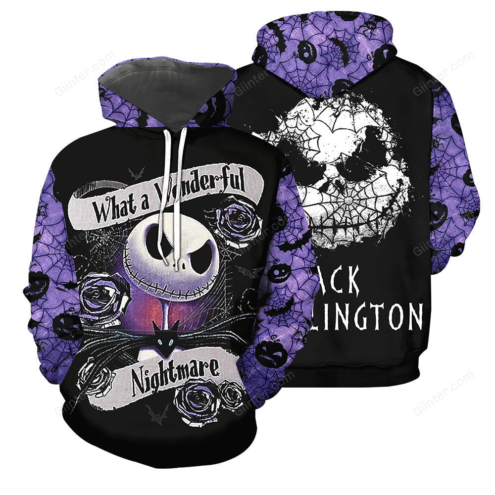 Jack Skellington 3D All Over Printed Shirts For Men And Women 395