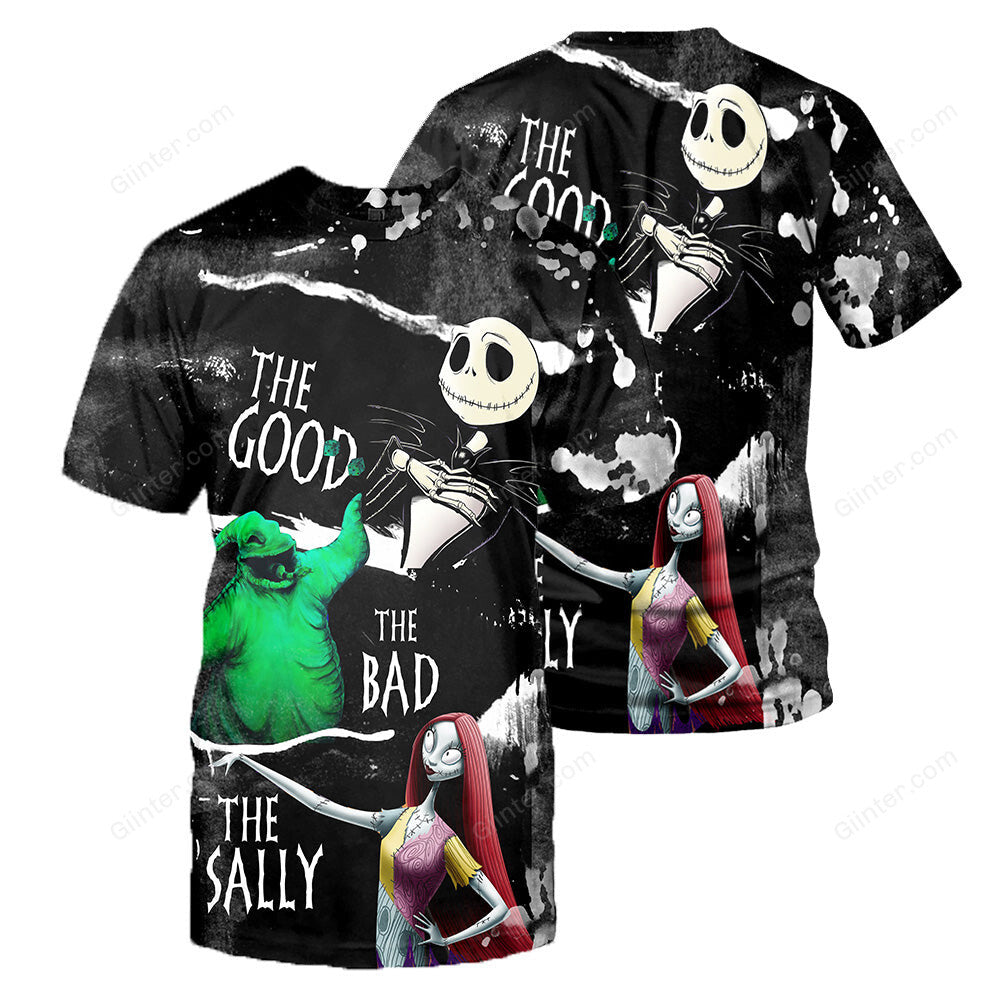 Jack Skellington 3D All Over Printed Shirts For Men And Women 396