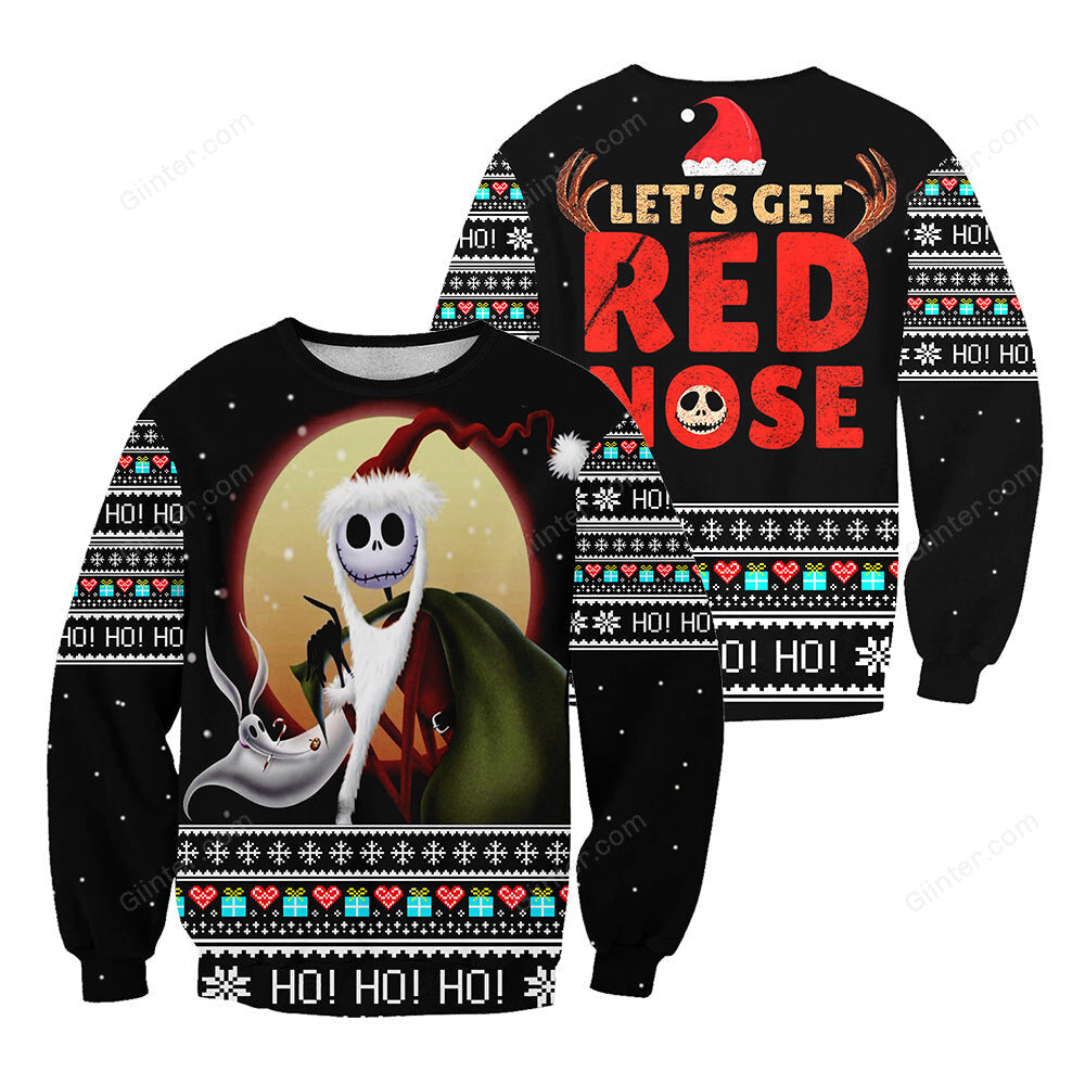 Jack Skellington 3D All Over Printed Shirts For Men And Women 398