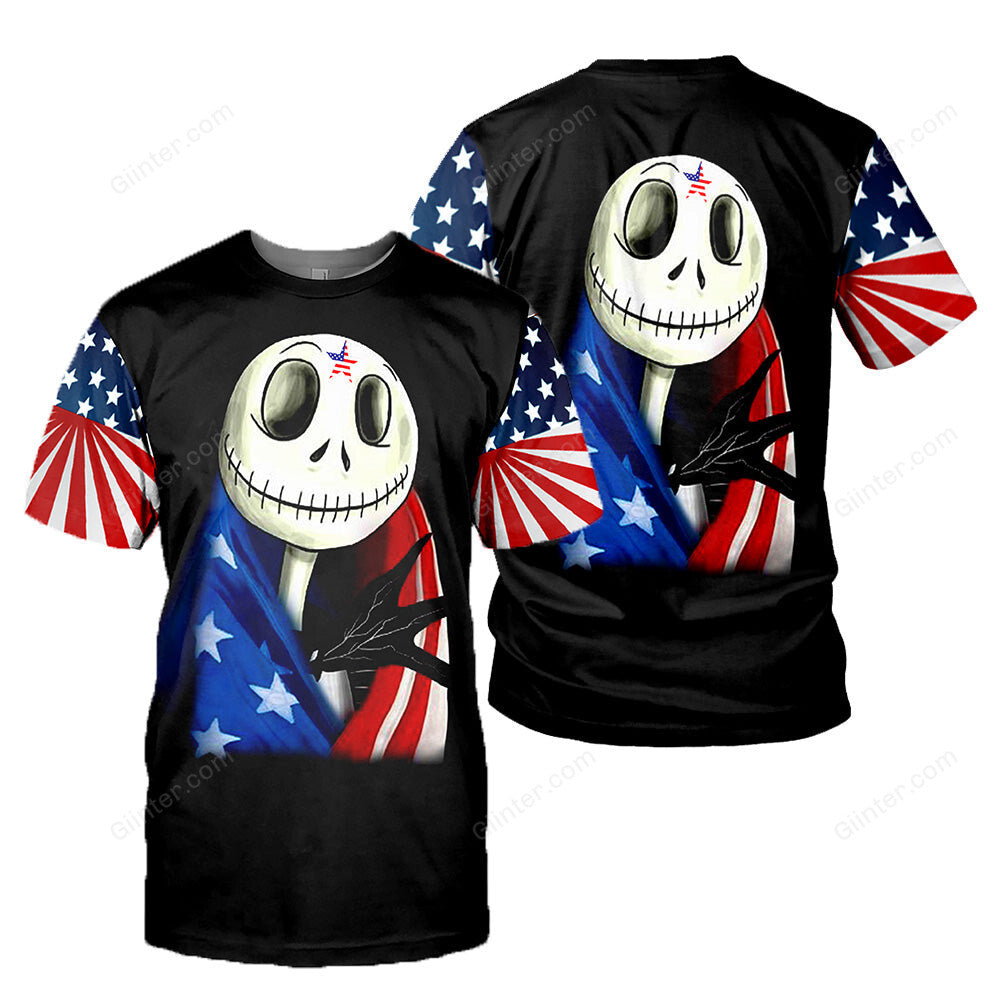 Jack Skellington 3D All Over Printed Shirts For Men And Women 40
