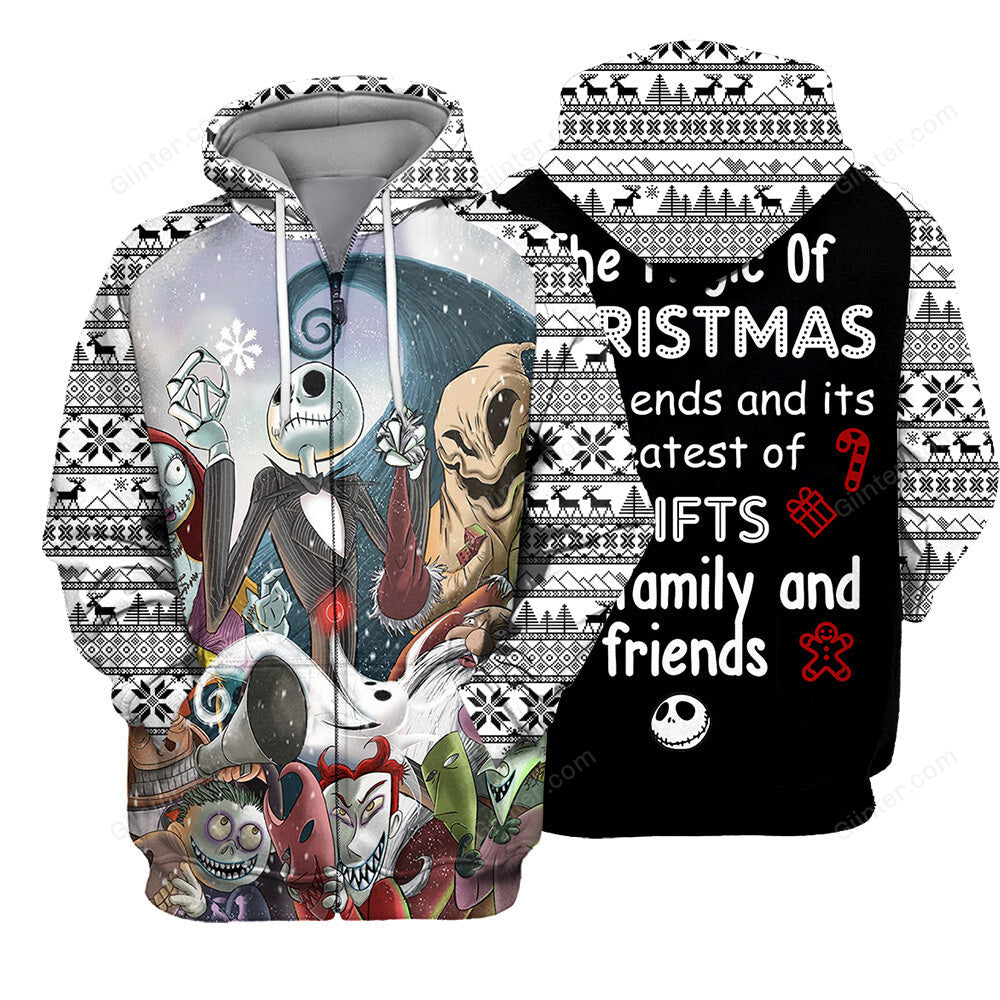 Jack Skellington 3D All Over Printed Shirts For Men And Women 400