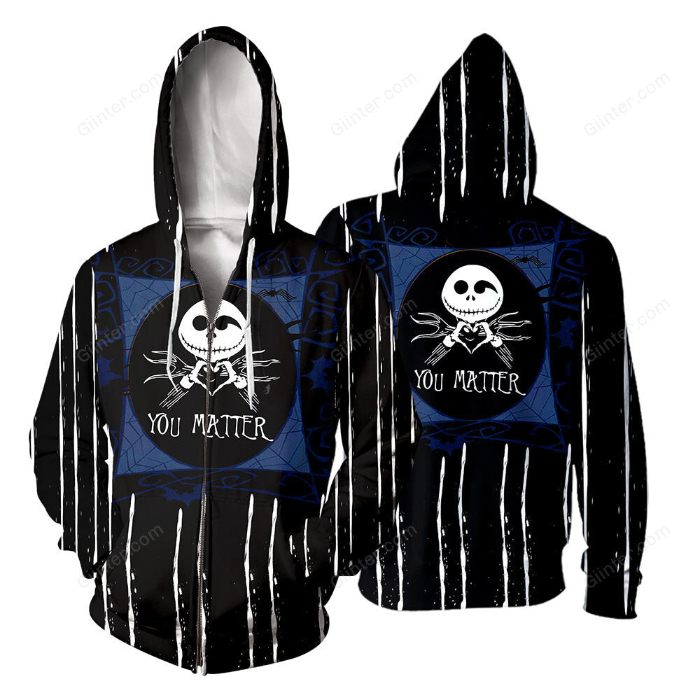 Jack Skellington 3D All Over Printed Shirts For Men And Women 405