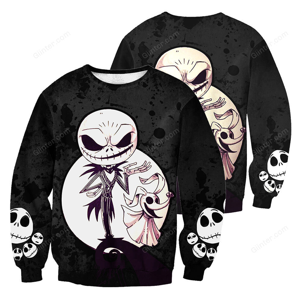 Jack Skellington 3D All Over Printed Shirts For Men And Women 409