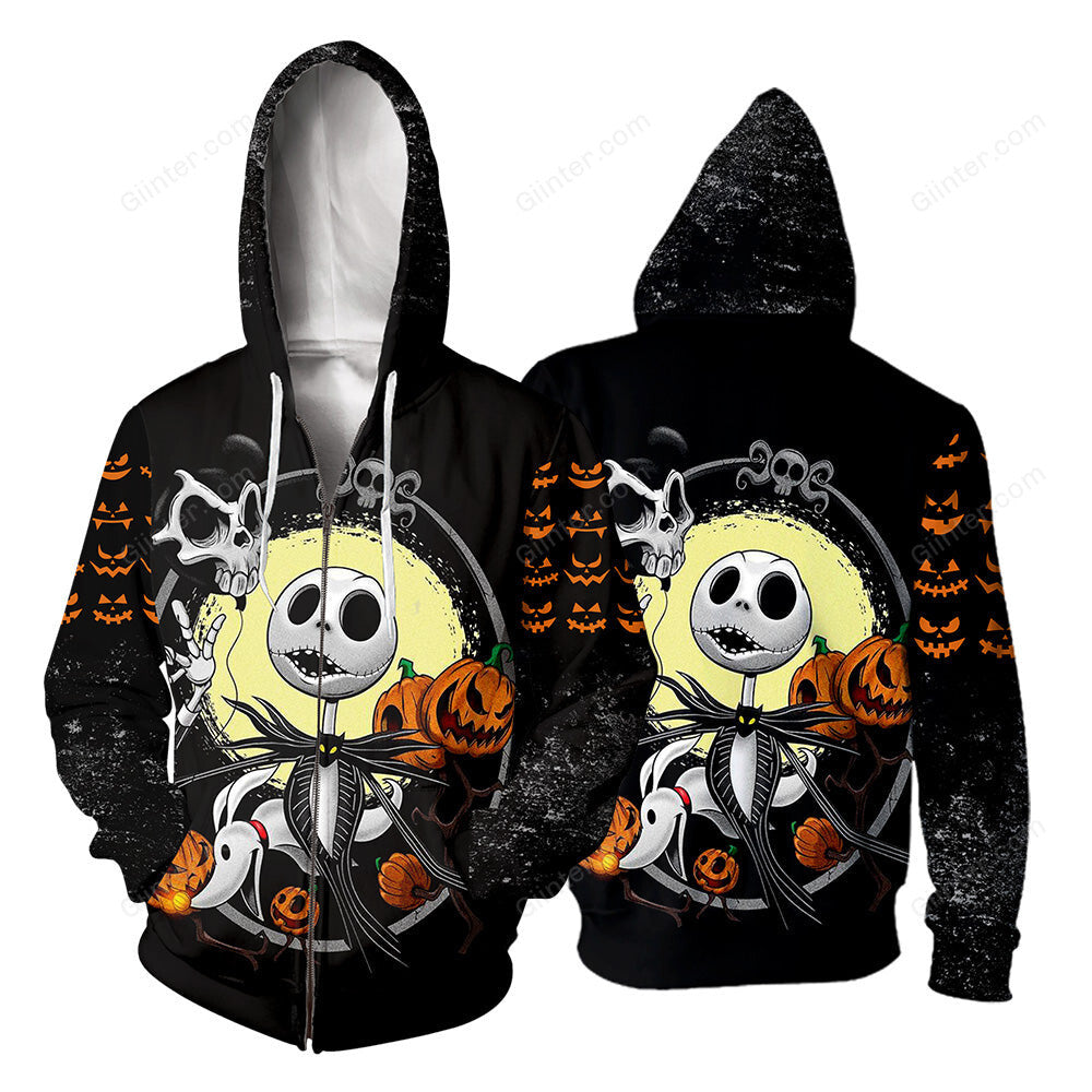 Jack Skellington 3D All Over Printed Shirts For Men And Women 411