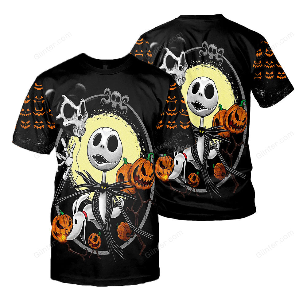 Jack Skellington 3D All Over Printed Shirts For Men And Women 411