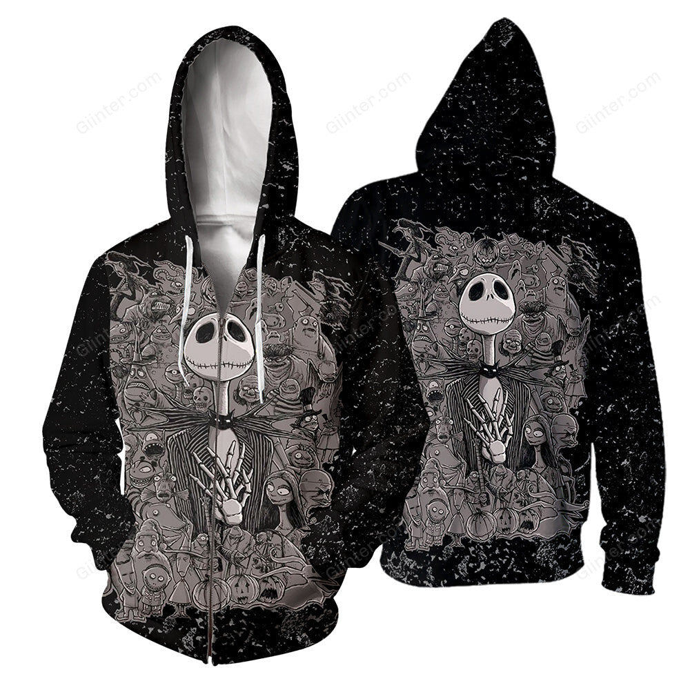 Jack Skellington 3D All Over Printed Shirts For Men And Women 412