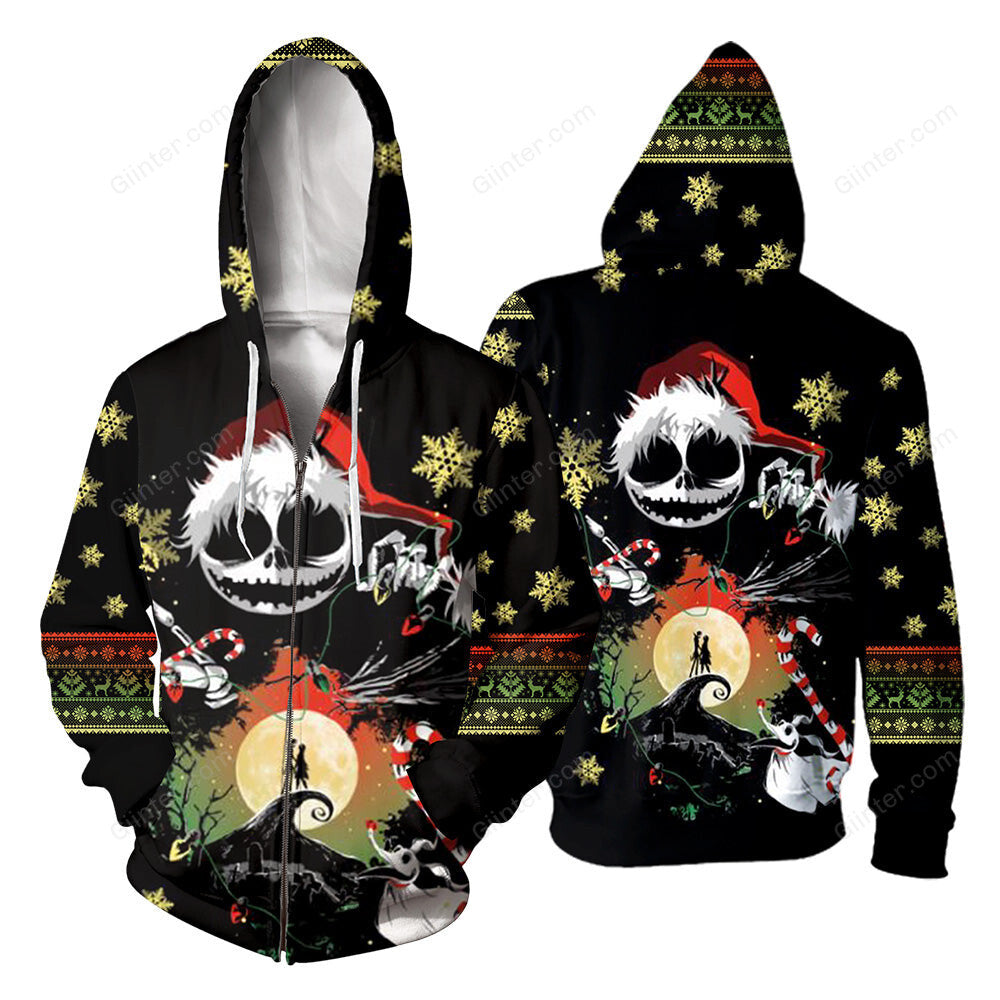 Jack Skellington 3D All Over Printed Shirts For Men And Women 414