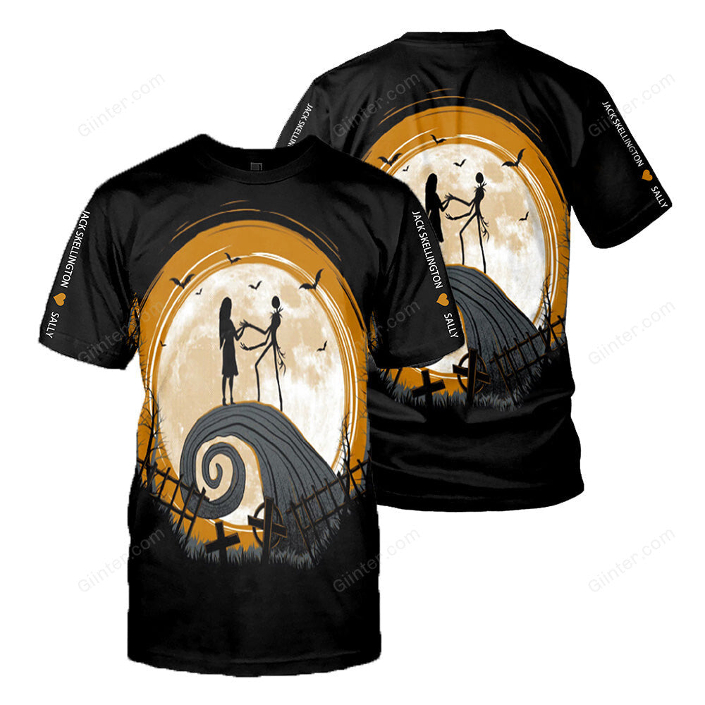 Jack Skellington 3D All Over Printed Shirts For Men And Women 419