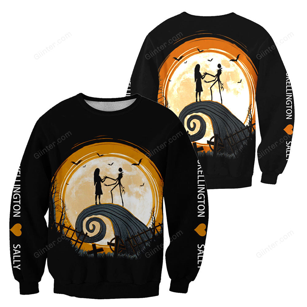 Jack Skellington 3D All Over Printed Shirts For Men And Women 419