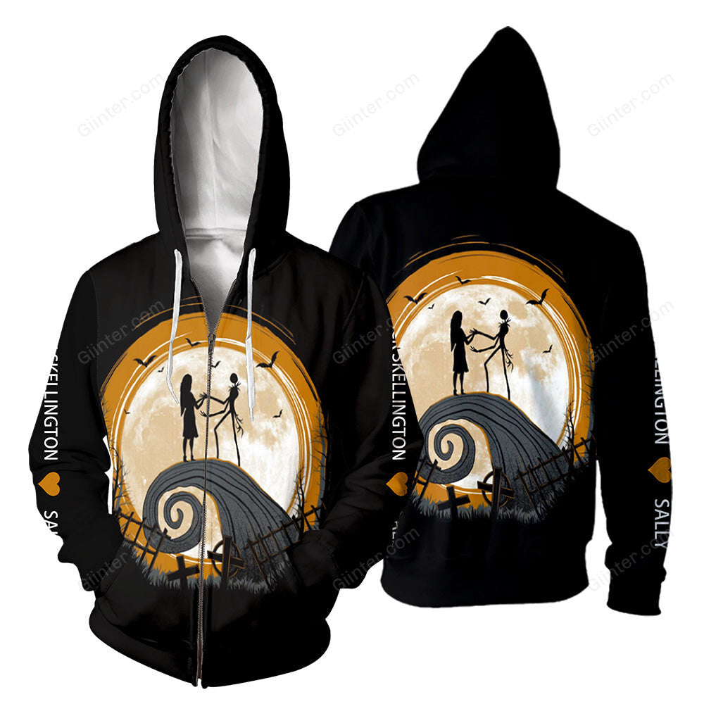 Jack Skellington 3D All Over Printed Shirts For Men And Women 419