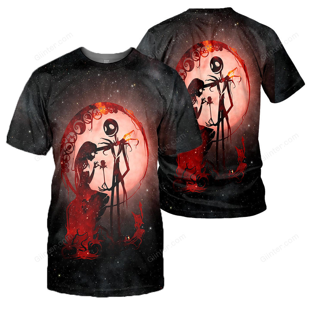 Jack Skellington 3D All Over Printed Shirts For Men And Women 42