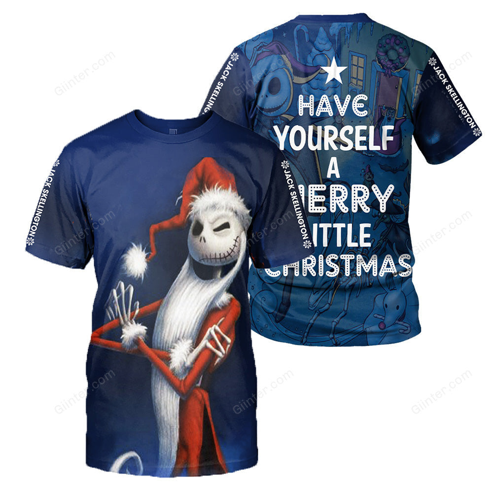 Jack Skellington 3D All Over Printed Shirts For Men And Women 425