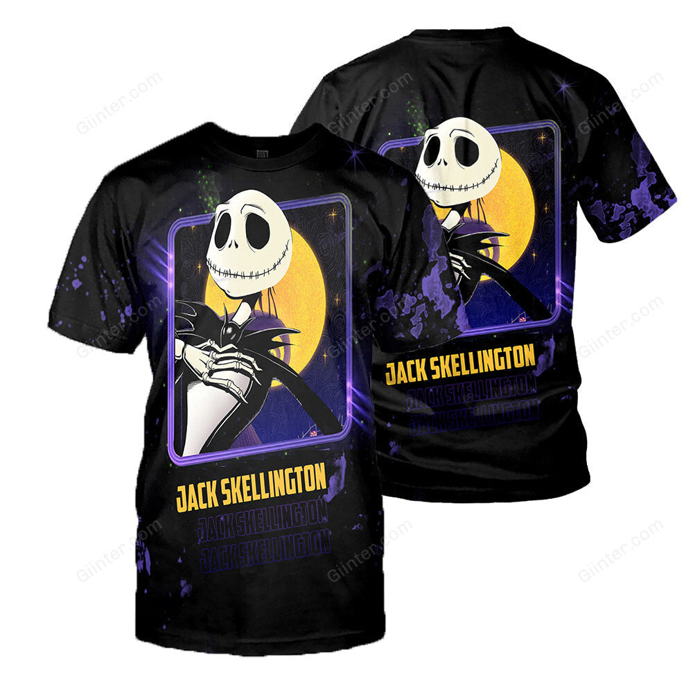 Jack Skellington 3D All Over Printed Shirts For Men And Women 429