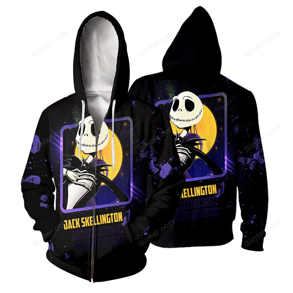 Jack Skellington 3D All Over Printed Shirts For Men And Women 429
