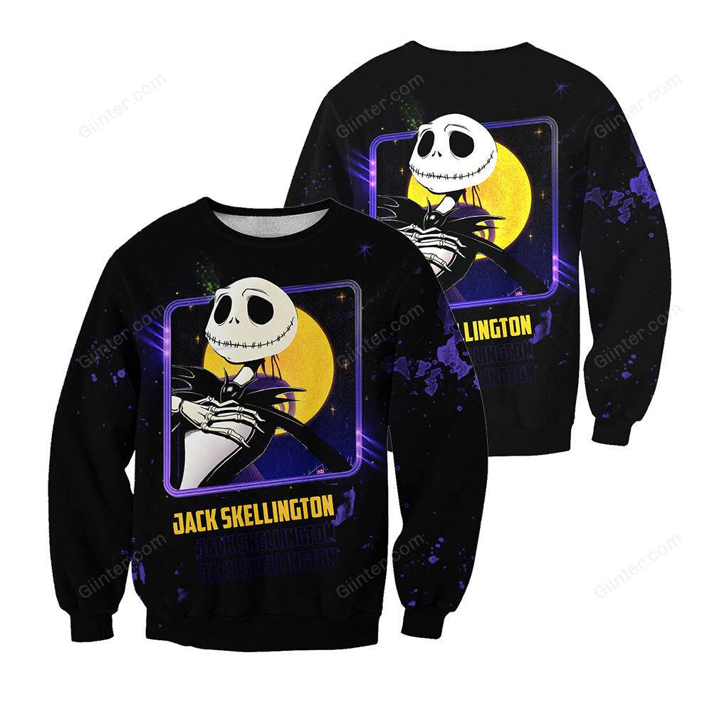 Jack Skellington 3D All Over Printed Shirts For Men And Women 429