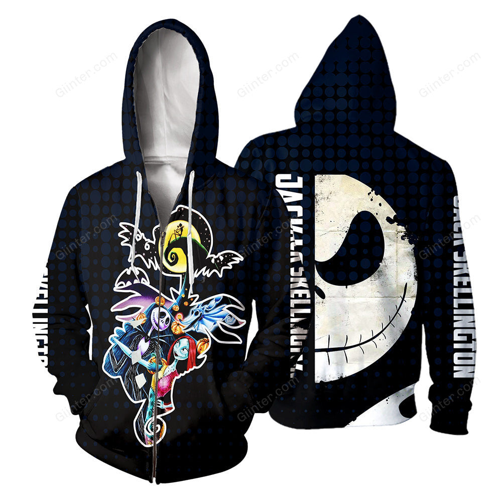 Jack Skellington 3D All Over Printed Shirts For Men And Women 430