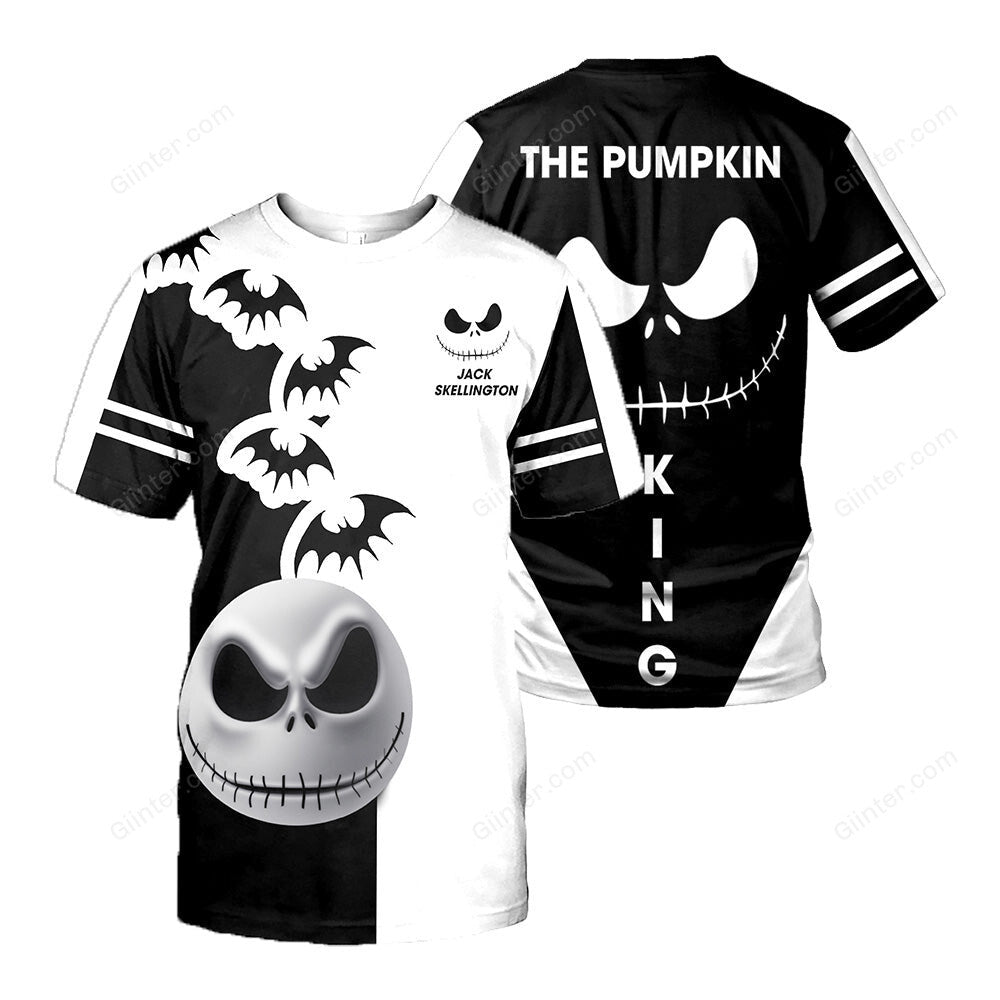 Jack Skellington 3D All Over Printed Shirts For Men And Women 433
