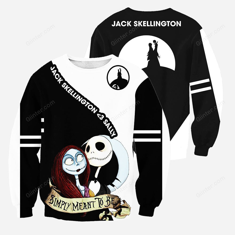 Jack Skellington 3D All Over Printed Shirts For Men And Women 436