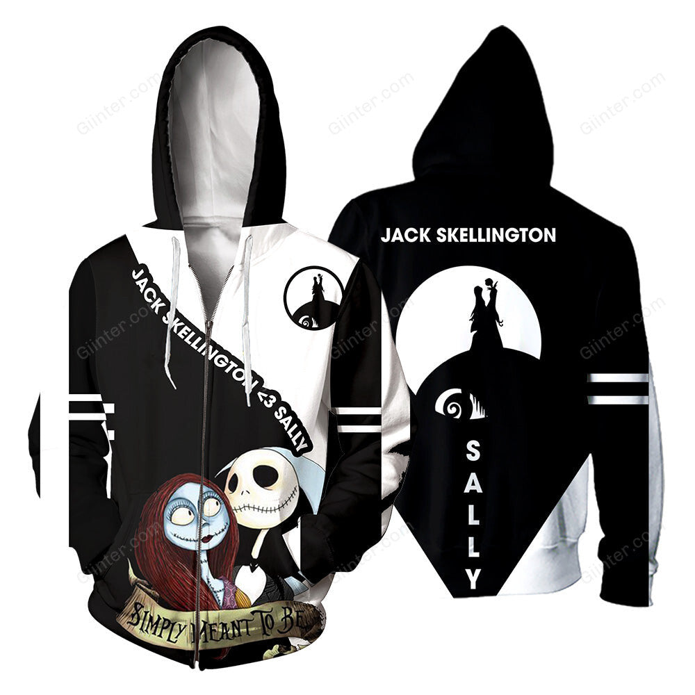 Jack Skellington 3D All Over Printed Shirts For Men And Women 436