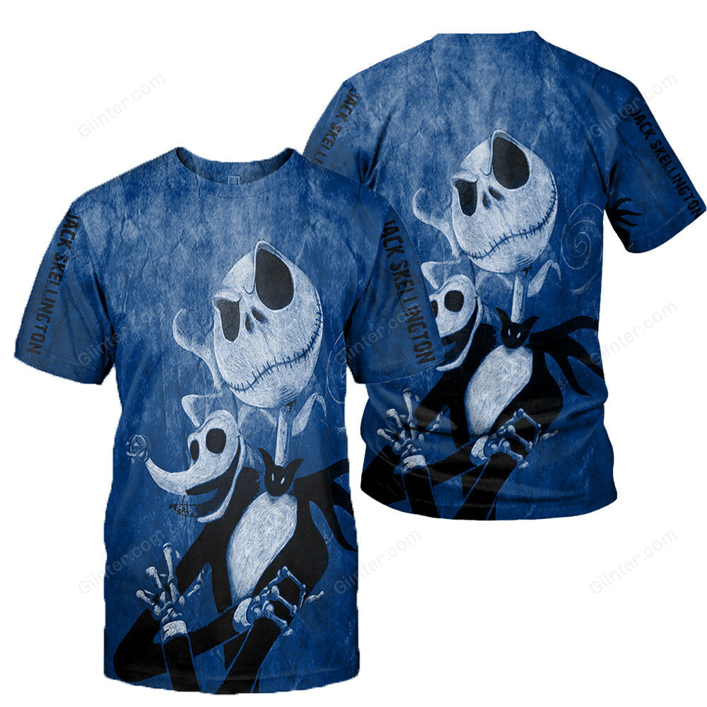 Jack Skellington 3D All Over Printed Shirts For Men And Women 439