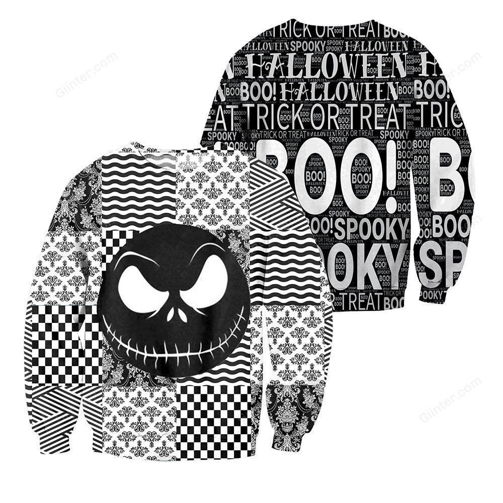 Jack Skellington 3D All Over Printed Shirts For Men And Women 44