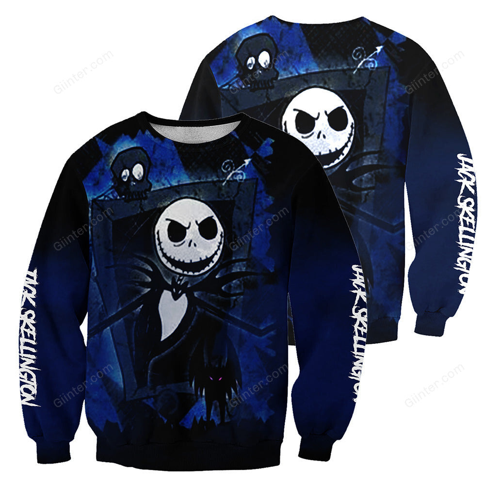 Jack Skellington 3D All Over Printed Shirts For Men And Women 440