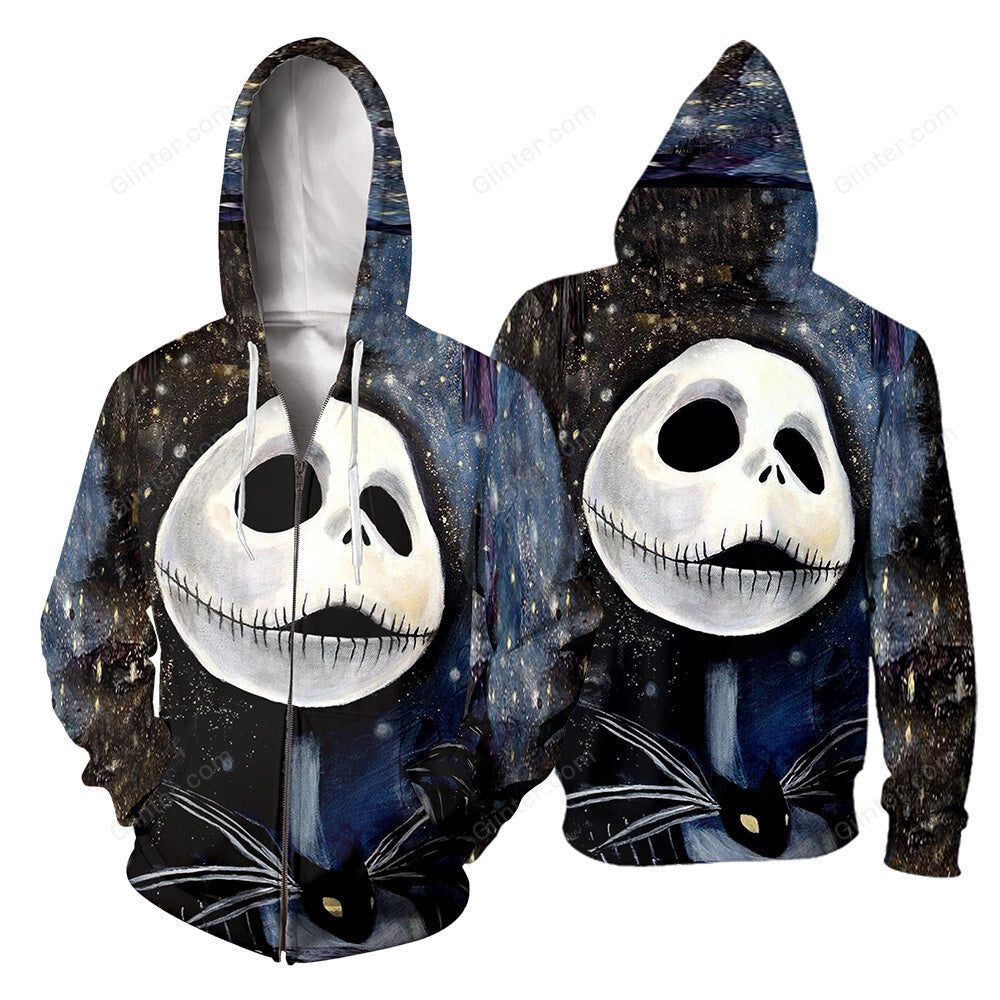 Jack Skellington 3D All Over Printed Shirts For Men And Women 443