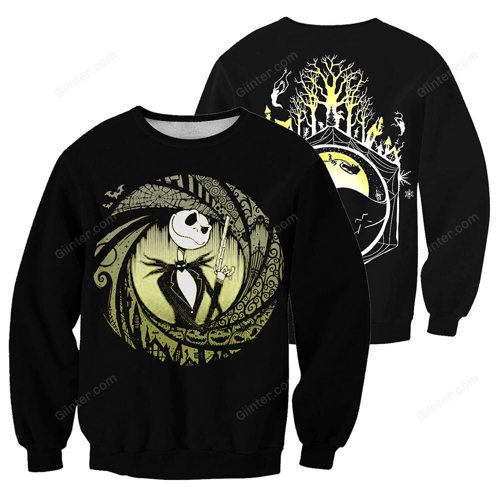 Jack Skellington 3D All Over Printed Shirts For Men And Women 444
