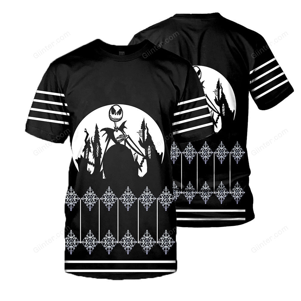 Jack Skellington 3D All Over Printed Shirts For Men And Women 445