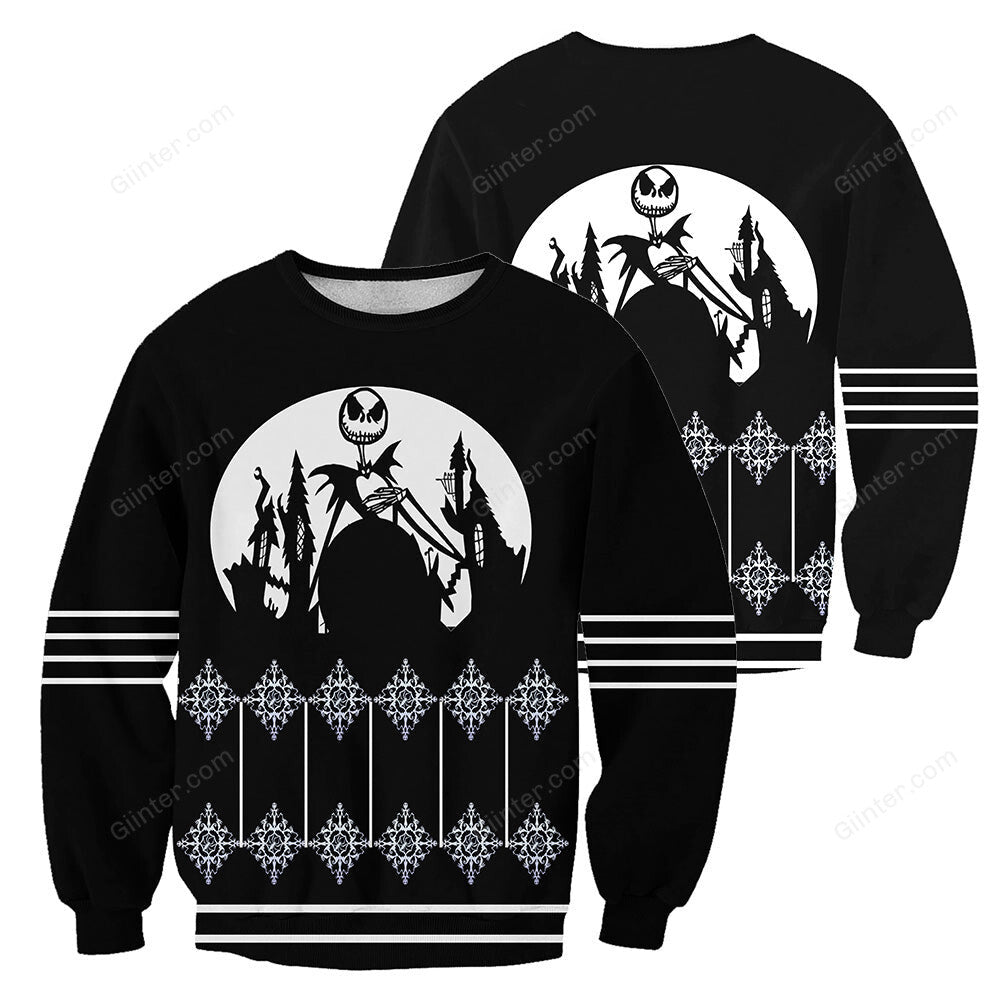 Jack Skellington 3D All Over Printed Shirts For Men And Women 445