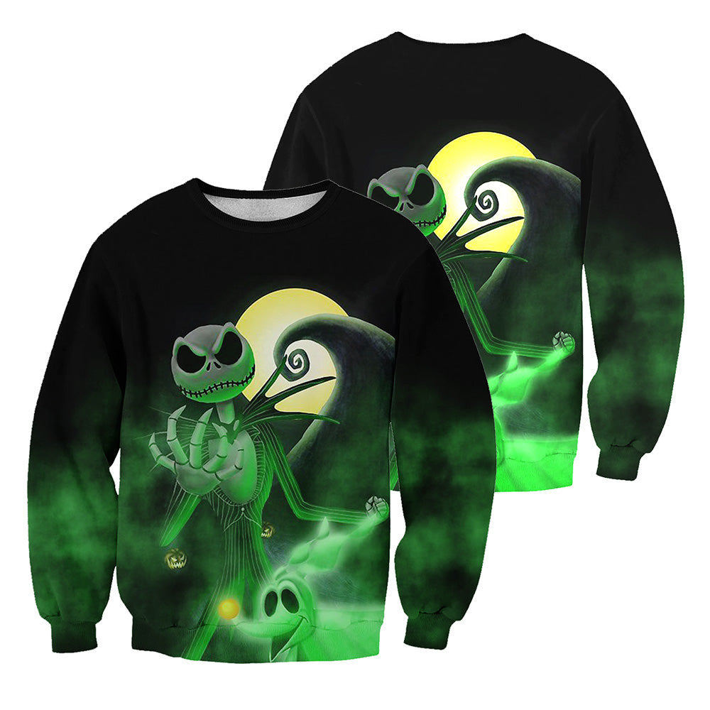 Jack Skellington 3D All Over Printed Shirts For Men And Women 446