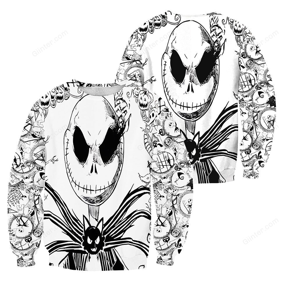 Jack Skellington 3D All Over Printed Shirts For Men And Women 448