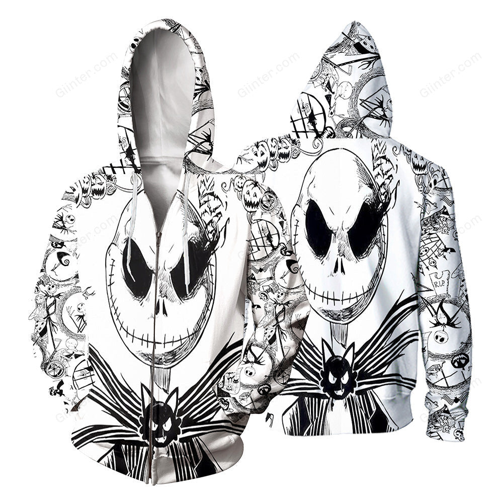 Jack Skellington 3D All Over Printed Shirts For Men And Women 448
