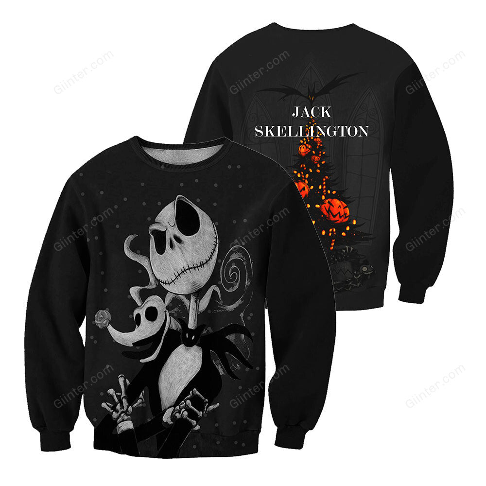 Jack Skellington 3D All Over Printed Shirts For Men And Women 449