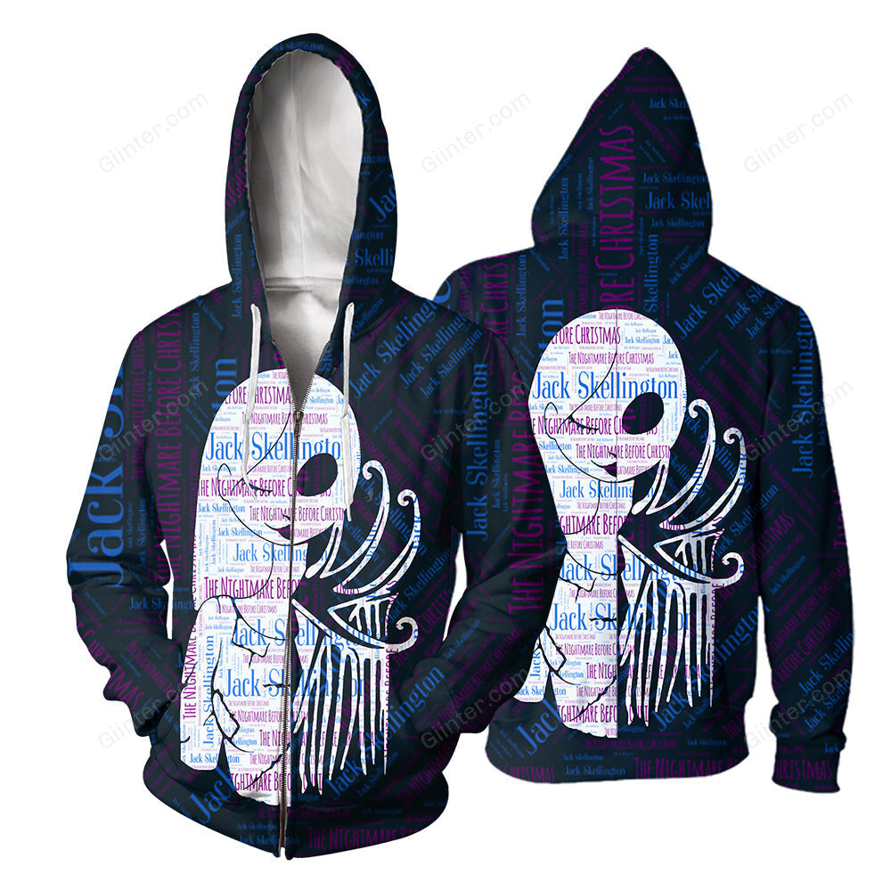 Jack Skellington 3D All Over Printed Shirts For Men And Women 45