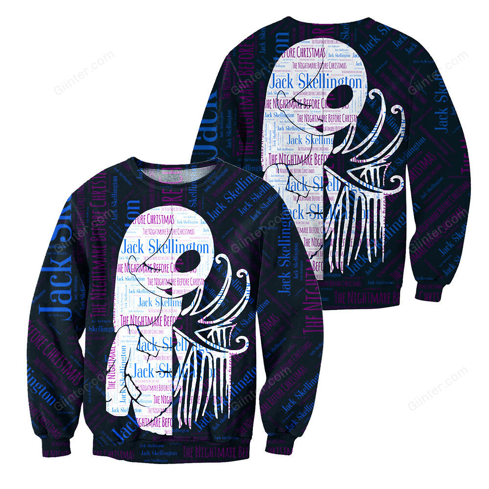 Jack Skellington 3D All Over Printed Shirts For Men And Women 45