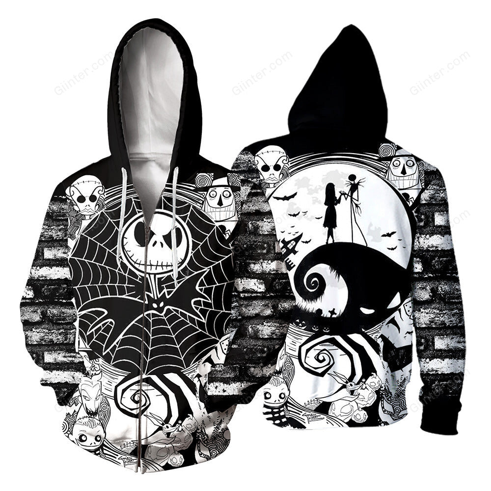 Jack Skellington 3D All Over Printed Shirts For Men And Women 450