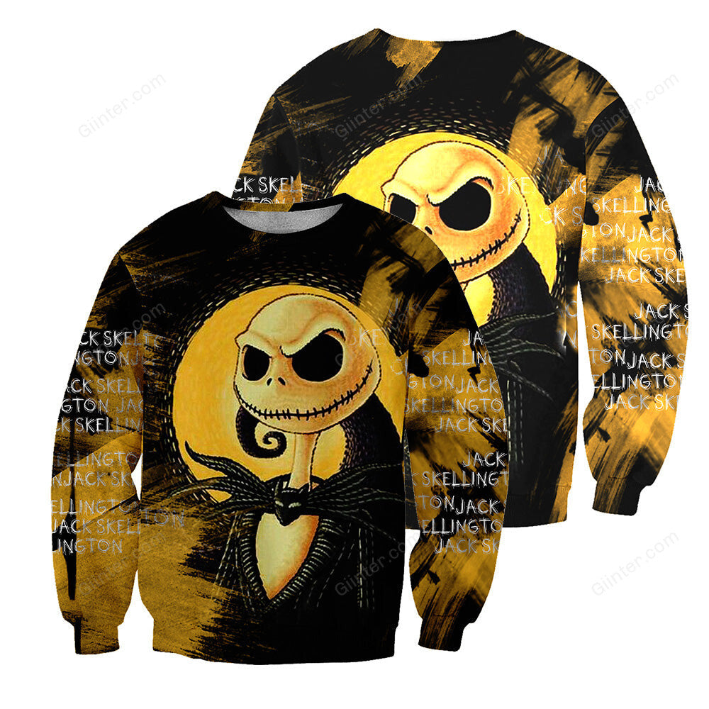 Jack Skellington 3D All Over Printed Shirts For Men And Women 454
