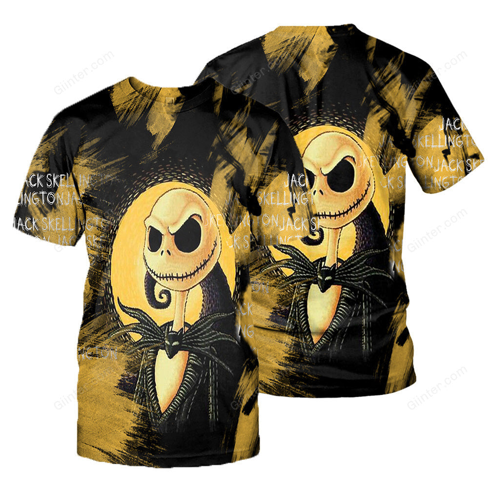 Jack Skellington 3D All Over Printed Shirts For Men And Women 454
