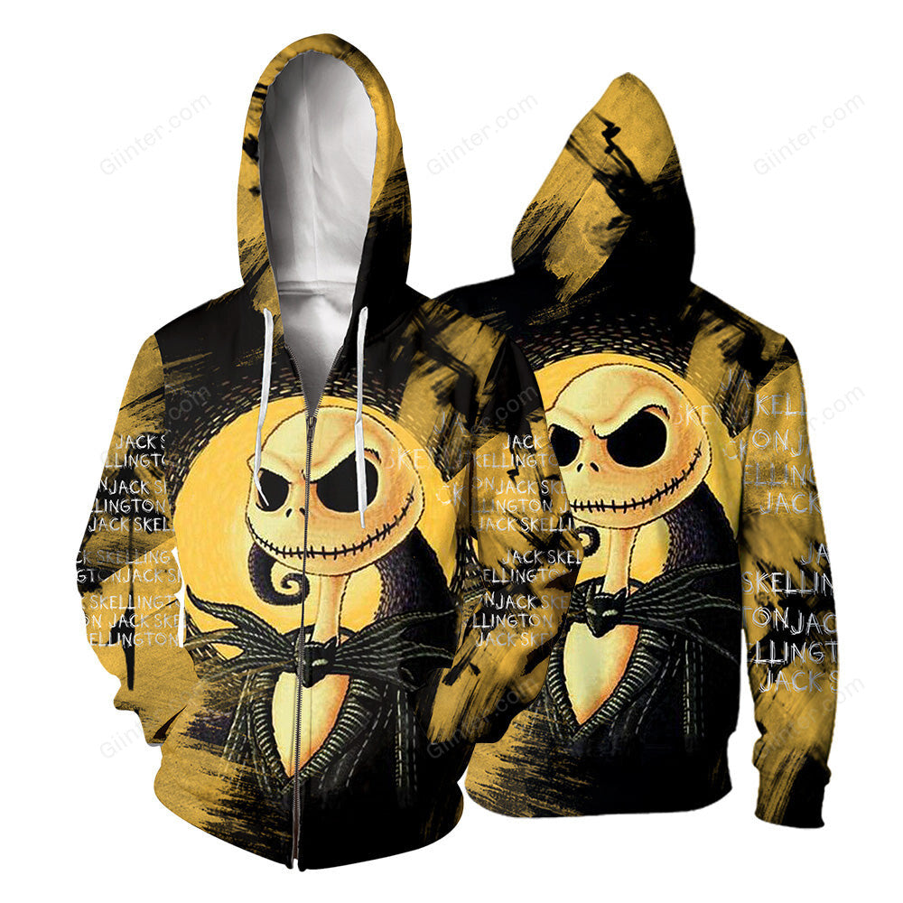 Jack Skellington 3D All Over Printed Shirts For Men And Women 454
