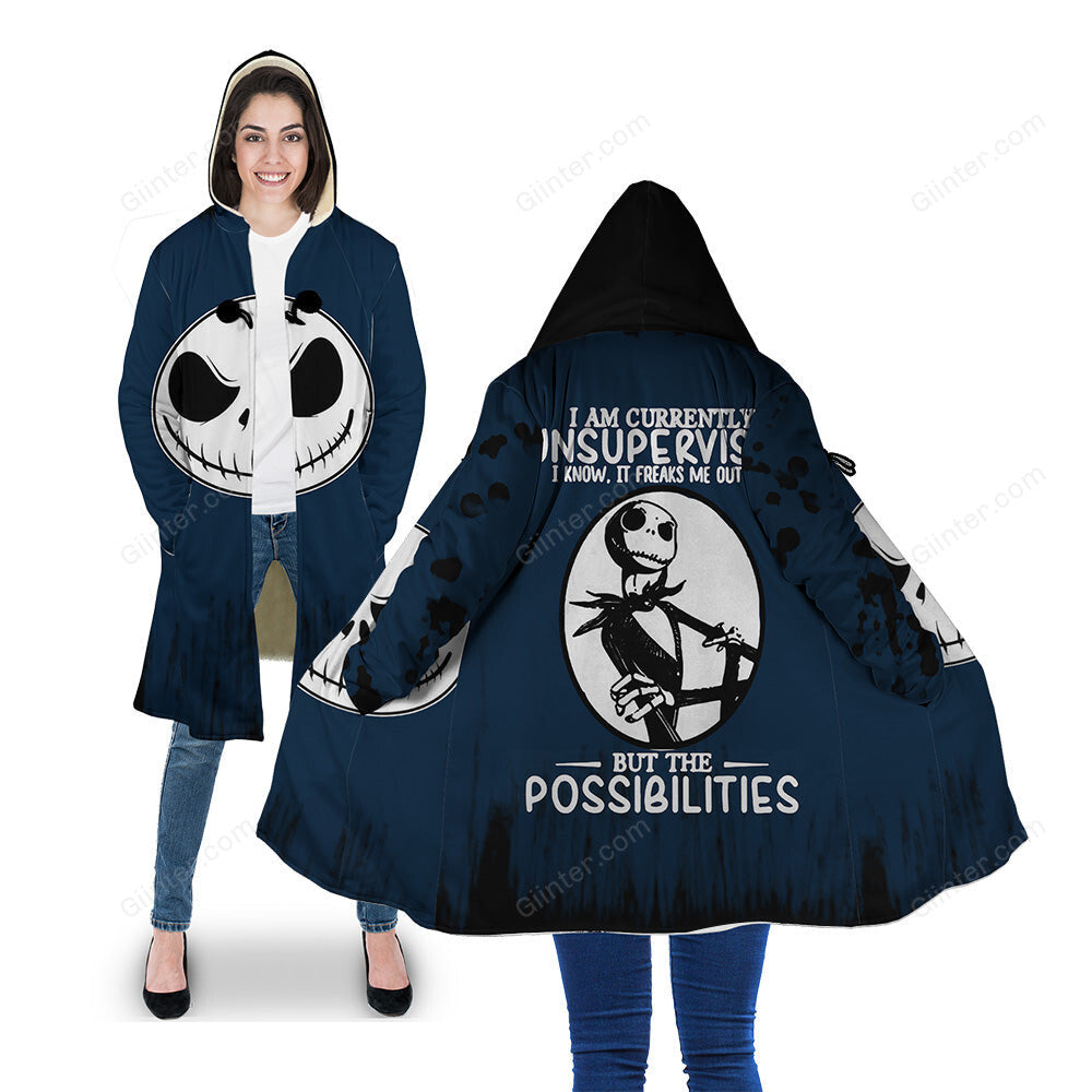 Jack Skellington 3D All Over Printed Shirts For Men And Women 457 - I Am Currently Unsupervised. I Know, It Freaks Me Out Too. But The Possiblities