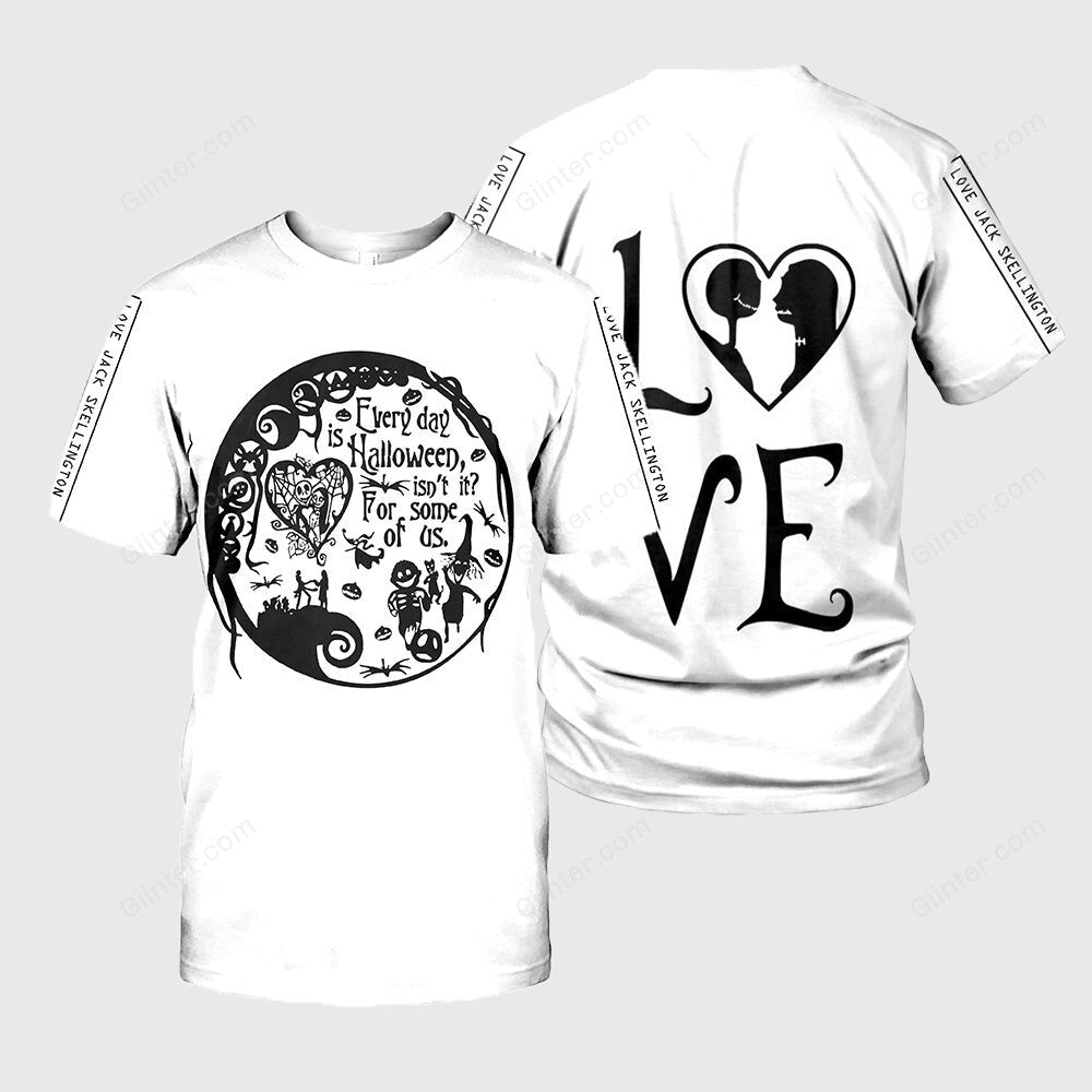 Jack Skellington 3D All Over Printed Shirts For Men And Women 458